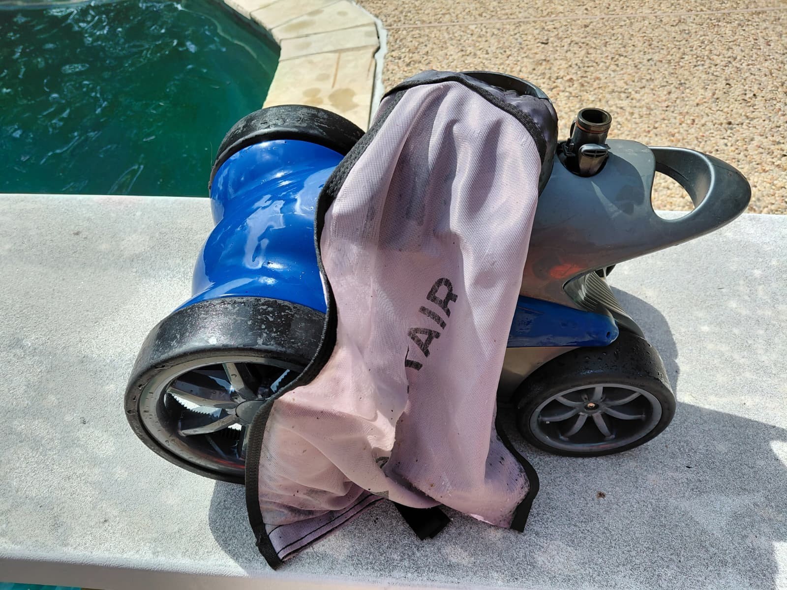 For Repair or Parts Pentair Racer Pressure Side Inground Pool Cleaner w/ Bag