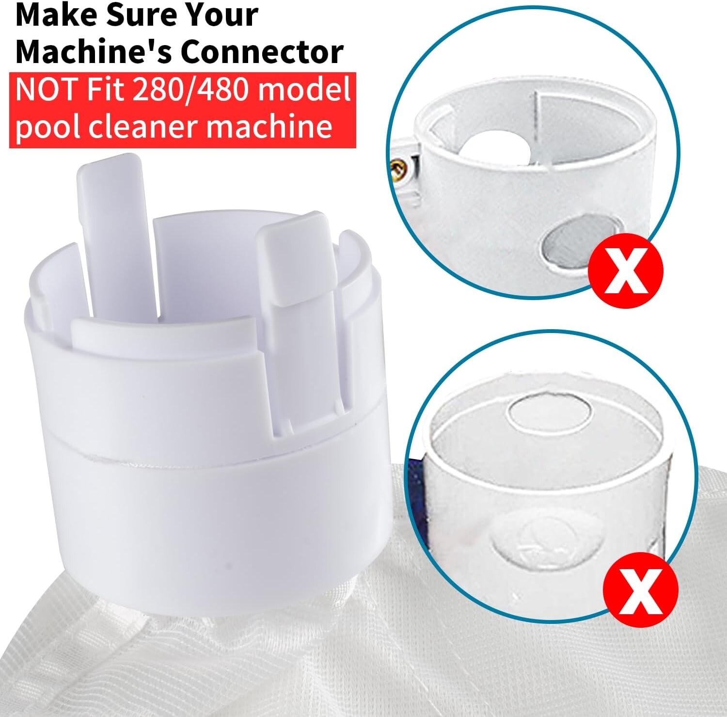 Original Genuine Polaris Pool Cleaner Part All Purpose Bag Replacement Pack of 2