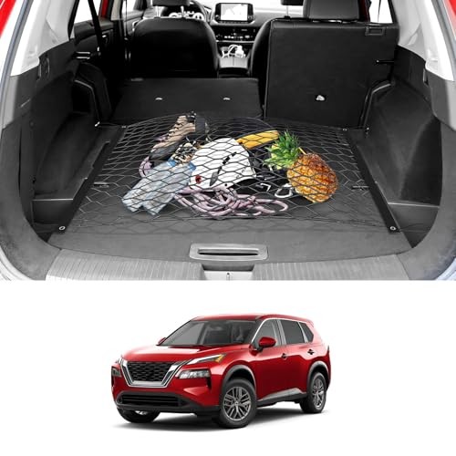Trunk Mesh Cargo Net for 2026 2025 2024 2023 2022 2021, Floor Nissan Rogue