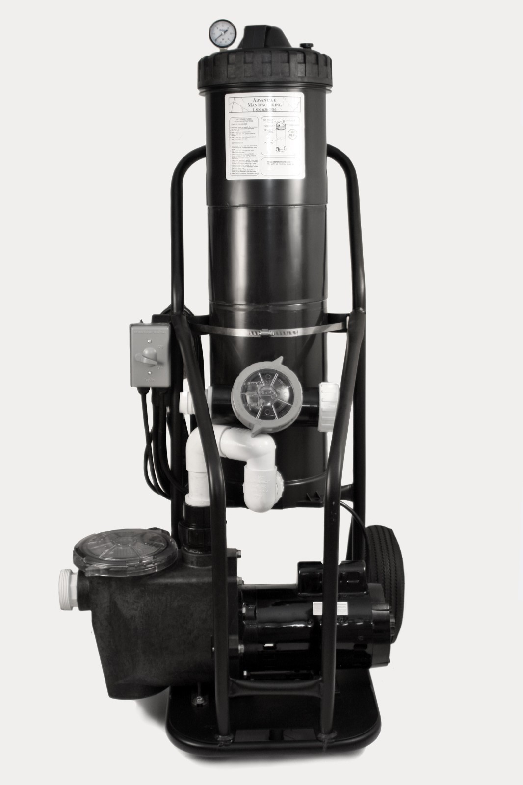 Advantage Portable Pool Cleaner Vacuum System w/ 150 Sq. Ft. Filter PORTAVAC