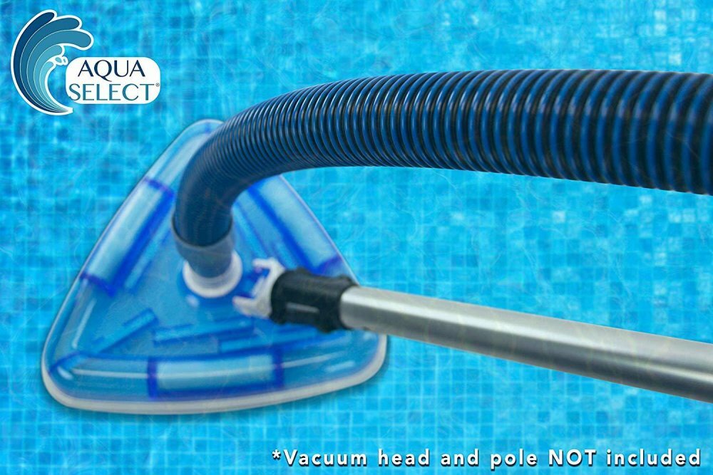 Aqua Select Swimming Pool 1¼ » Vacuum Hose For Cleaning Pool w/ Hose Helper