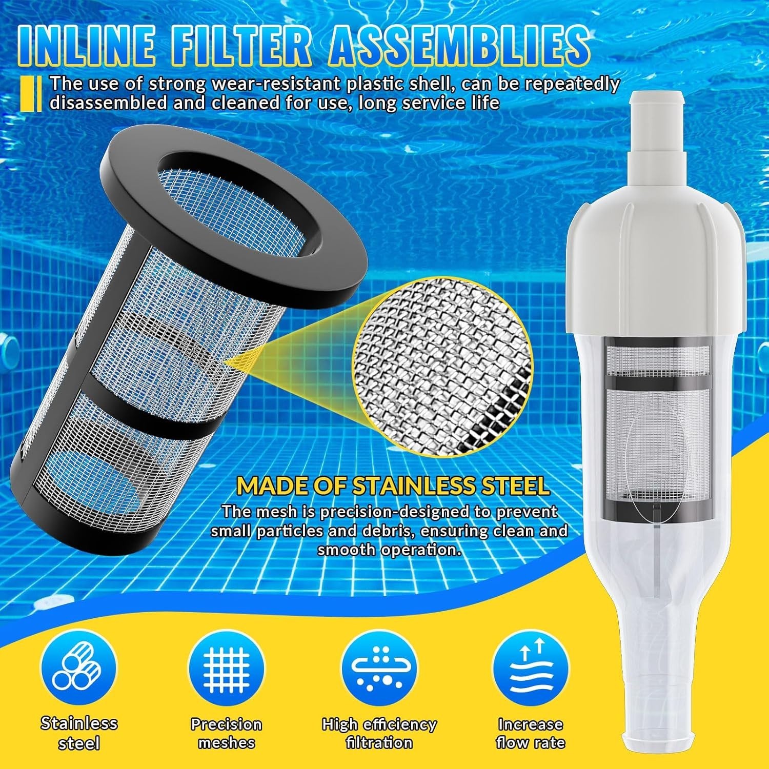 Pool Cleaner Feed Hose Replacement for Polaris 280, 380, 180, 3900
