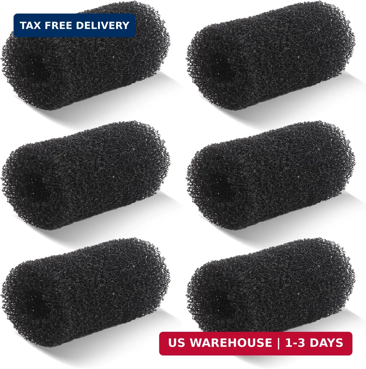 vibement 6 Pack Tail Scrubber Replacement for Polaris Pool Cleaner Parts, High D