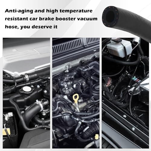 2PCS 27232 11/32&Prime;x36&Prime; Car Brake Booster Vacuum Hose Kit 300PSI with