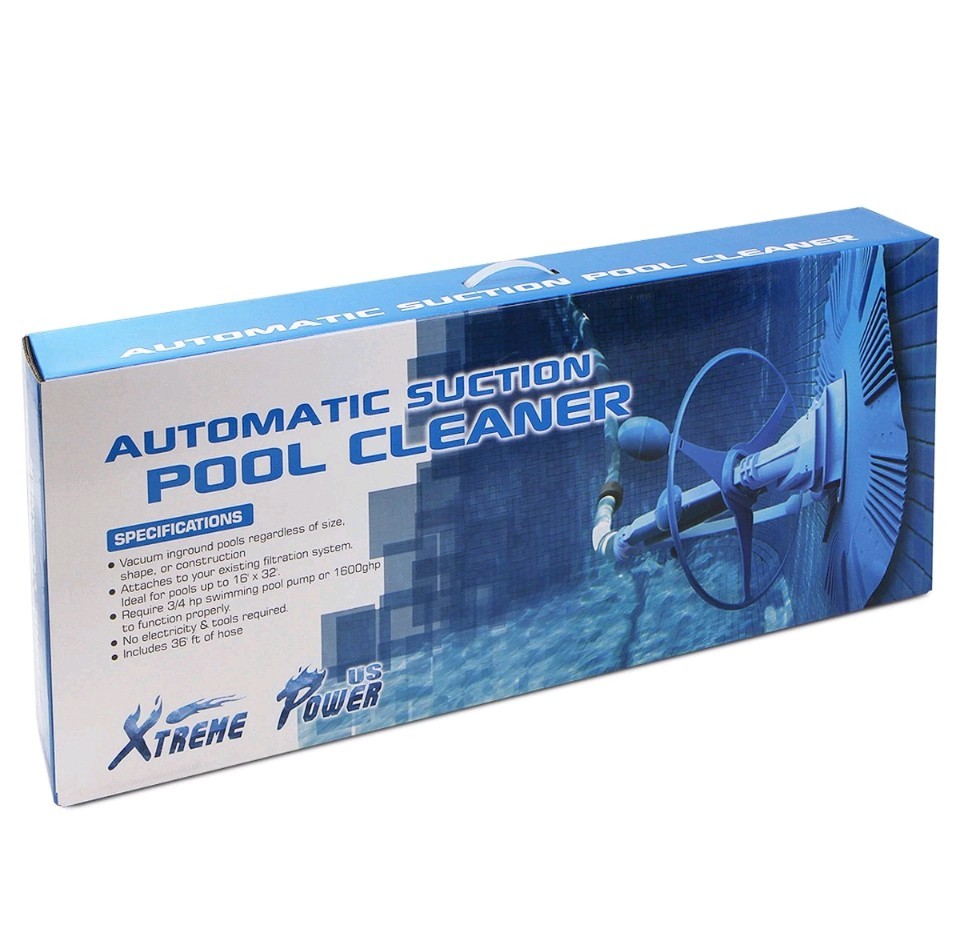 XtremepowerUS 36ft Complete Set Automatic Pool Cleaner Suction Vacuum Pool Hose