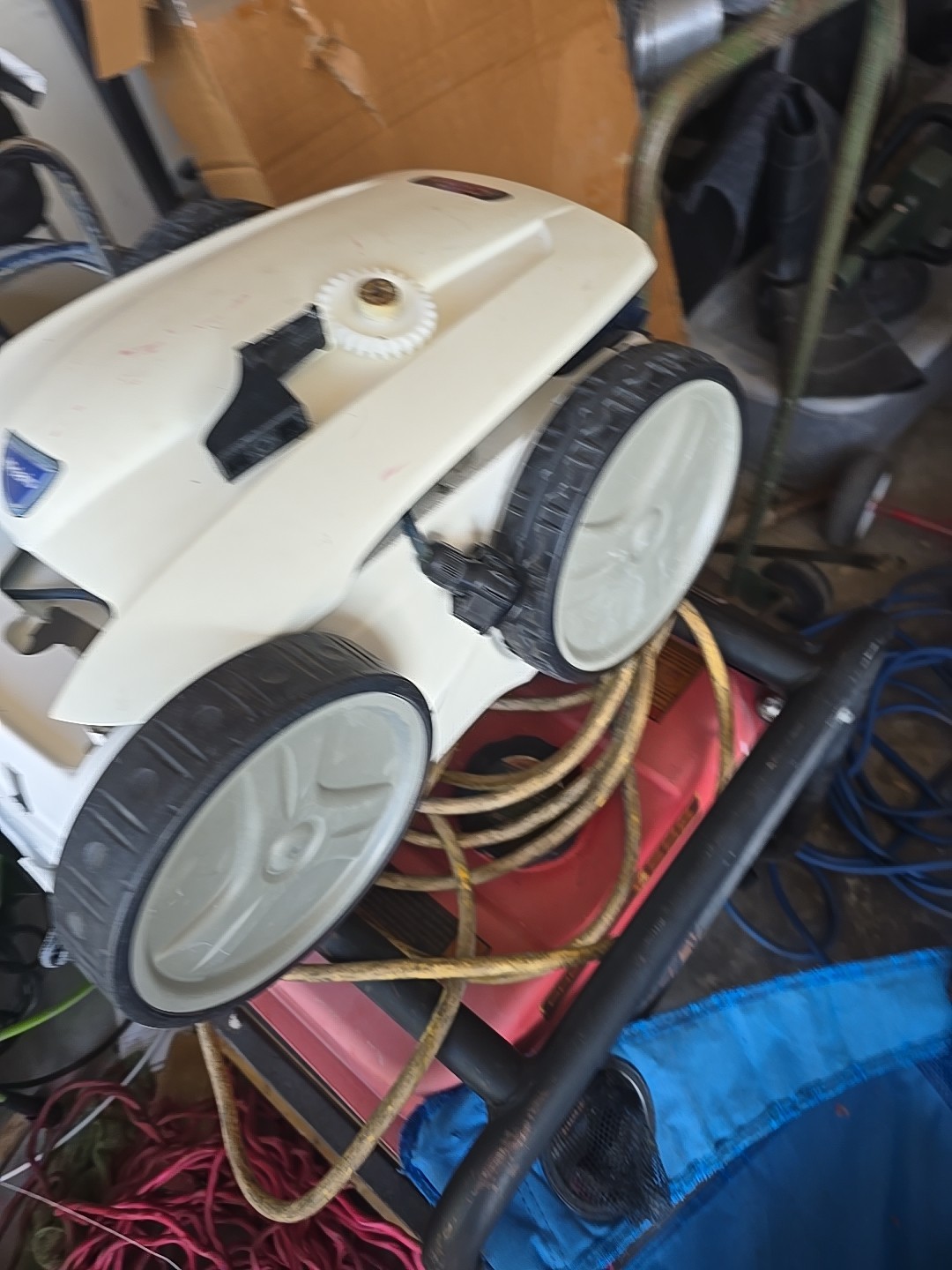 Polaris 9650IQ Sport Robotic Pool Cleaner White 4WD *For Parts