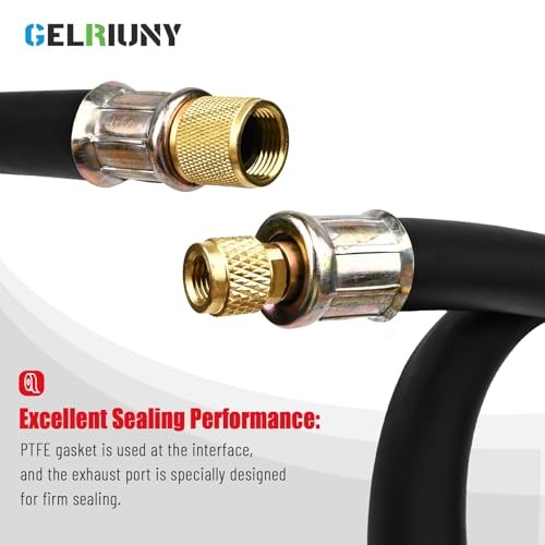 2026 Upgrade 1/2&Prime;HVAC Vacuum Hose,High-Flow Vacuum Certified 1/2&Prime; to 1/4&Prime;