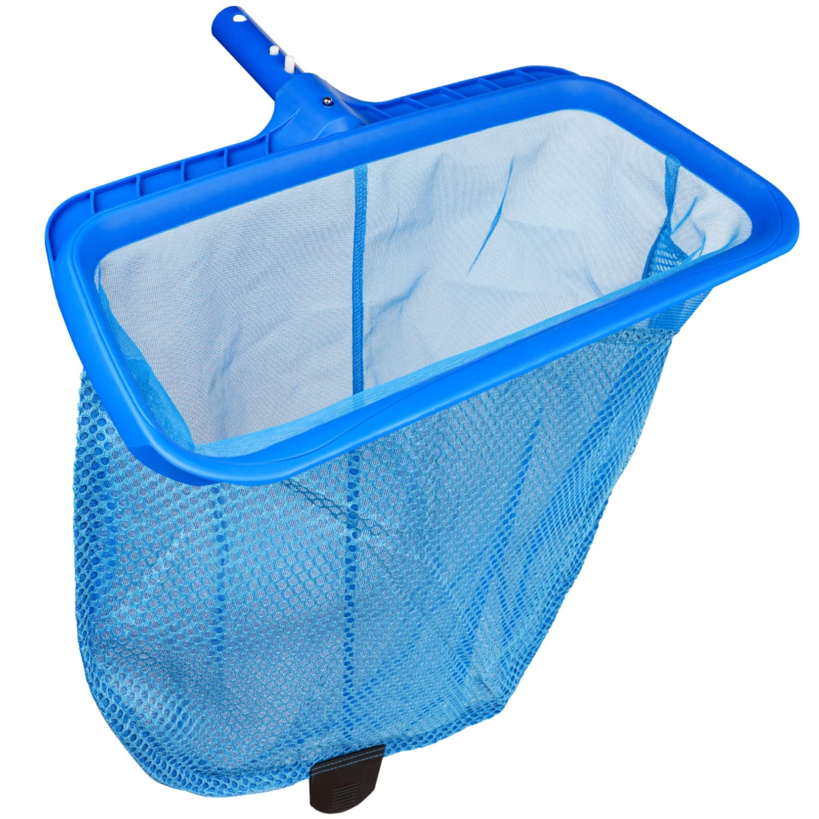 Swimming Pool Skimmer Net, Fine Mesh Pool Leaf Rake Net with Double-Layer Dee…