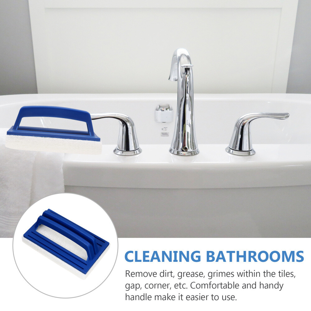 2pcs shower brush for cleaning Pool Scrub Brush Bathtub Cleaning Brush Floor