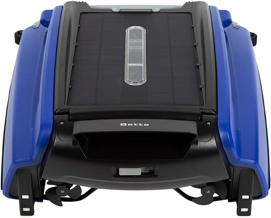 SE Solar Powered Automatic Robotic Pool Surface Skimmer Cleaner with 24/7 Con…