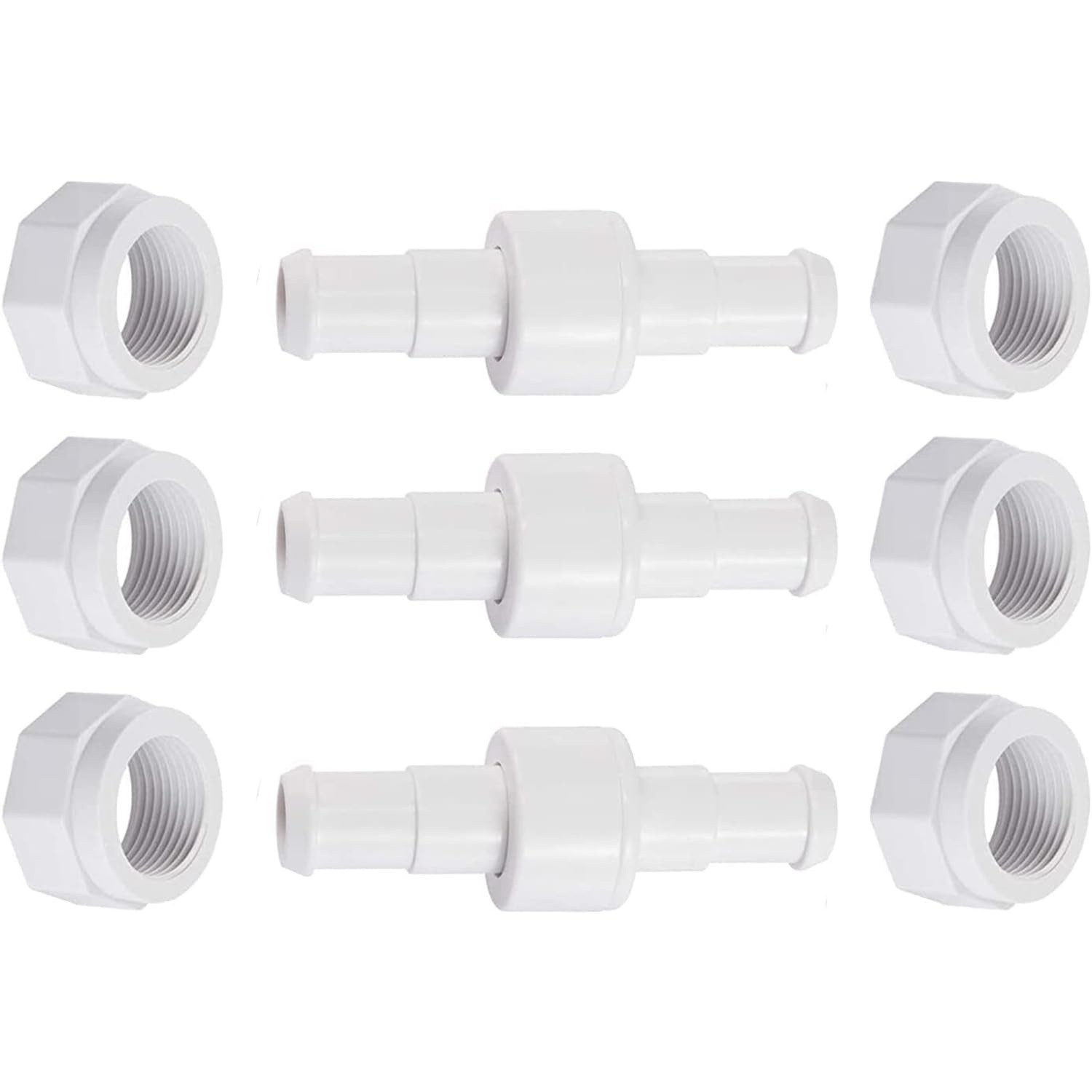 D20 Hose Swivel w/ D15 Nut Replacement Fits 180 280 380 Pool Cleaner Parts USNew