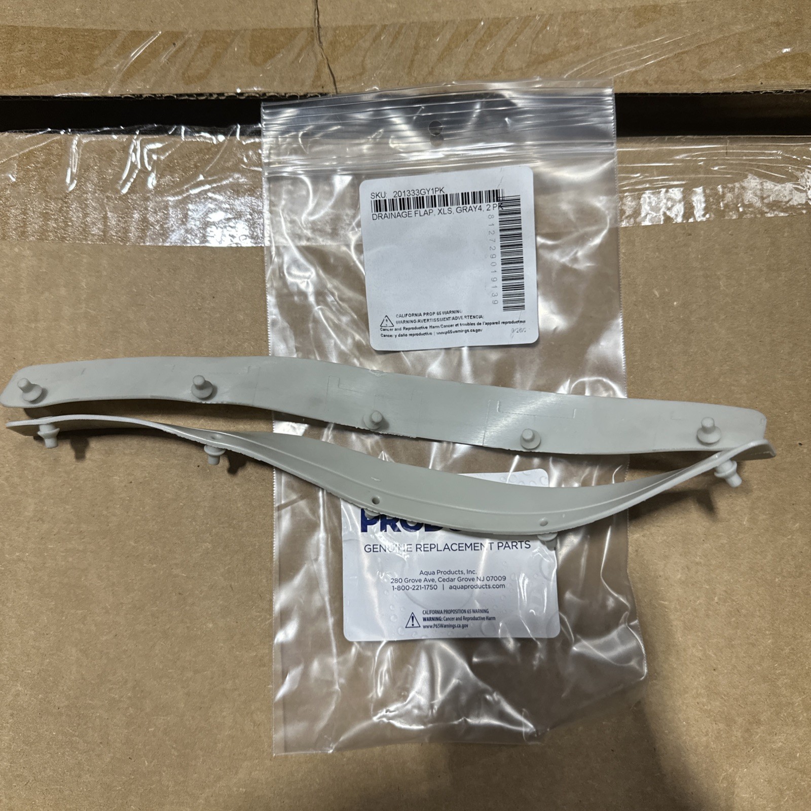 Aqua Products Aquabot Drainage Flap XLS Pair New 201333GY1PK 201333
