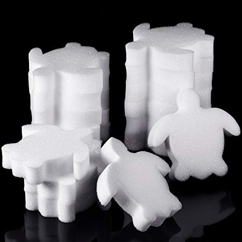 16 Pieces Oil Absorbing Sponge for Hot Tub Swimming Pool and White Turtle
