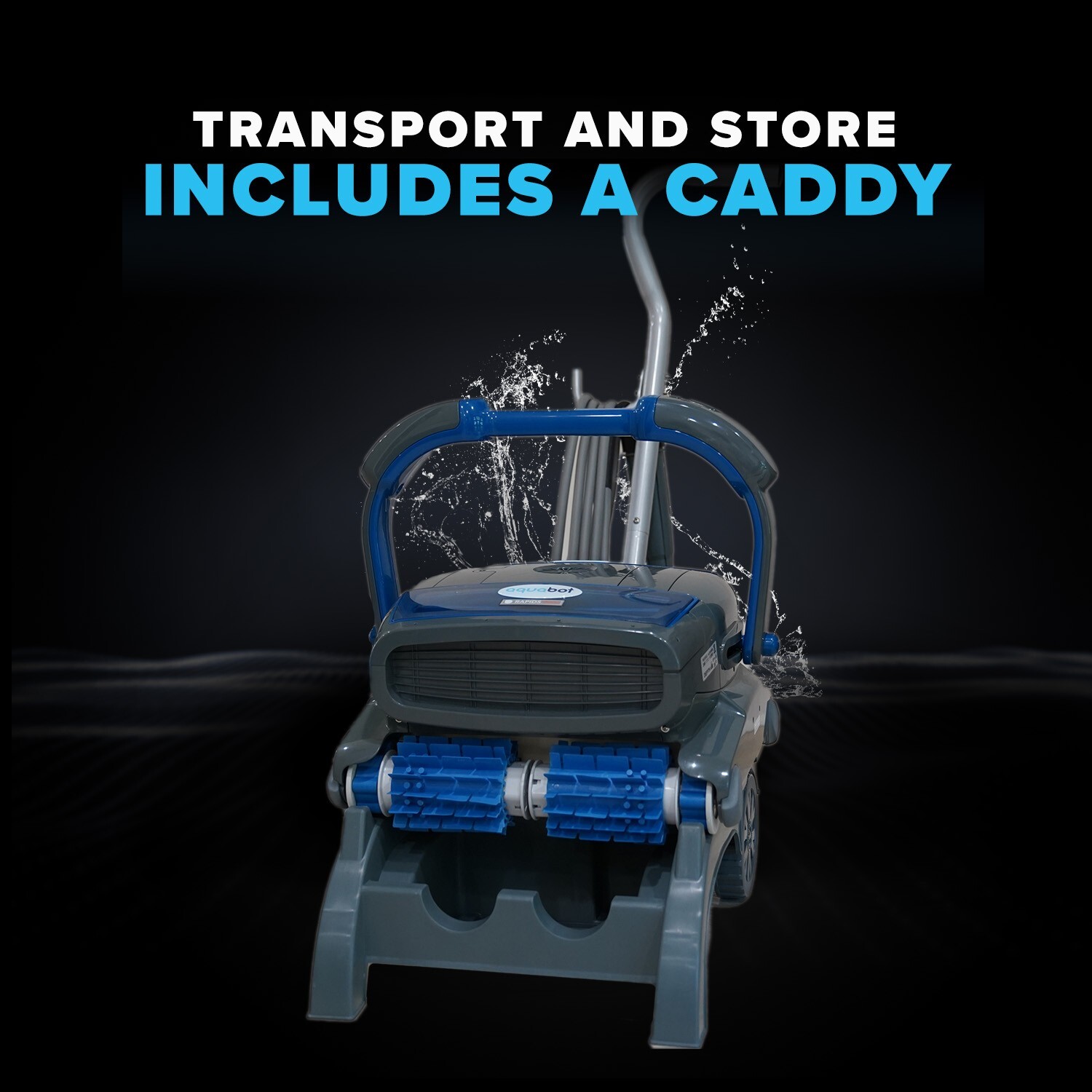 NEW Aquabot Rapids 2000 Robotic Pool Cleaner (Newest Model) – 2 Year Warranty