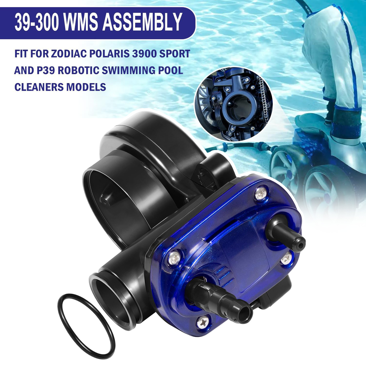 For Zodiac 39-300 WMS Water management Assembly w/ O-Ring Replacement