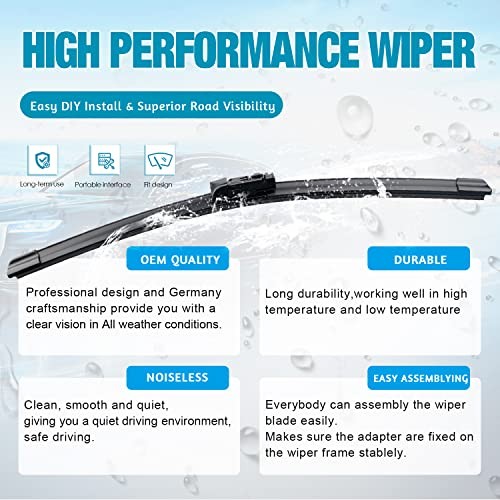 OEM Windshield Wiper Blades Replacement for Land Rover Discovery5 L462 2017