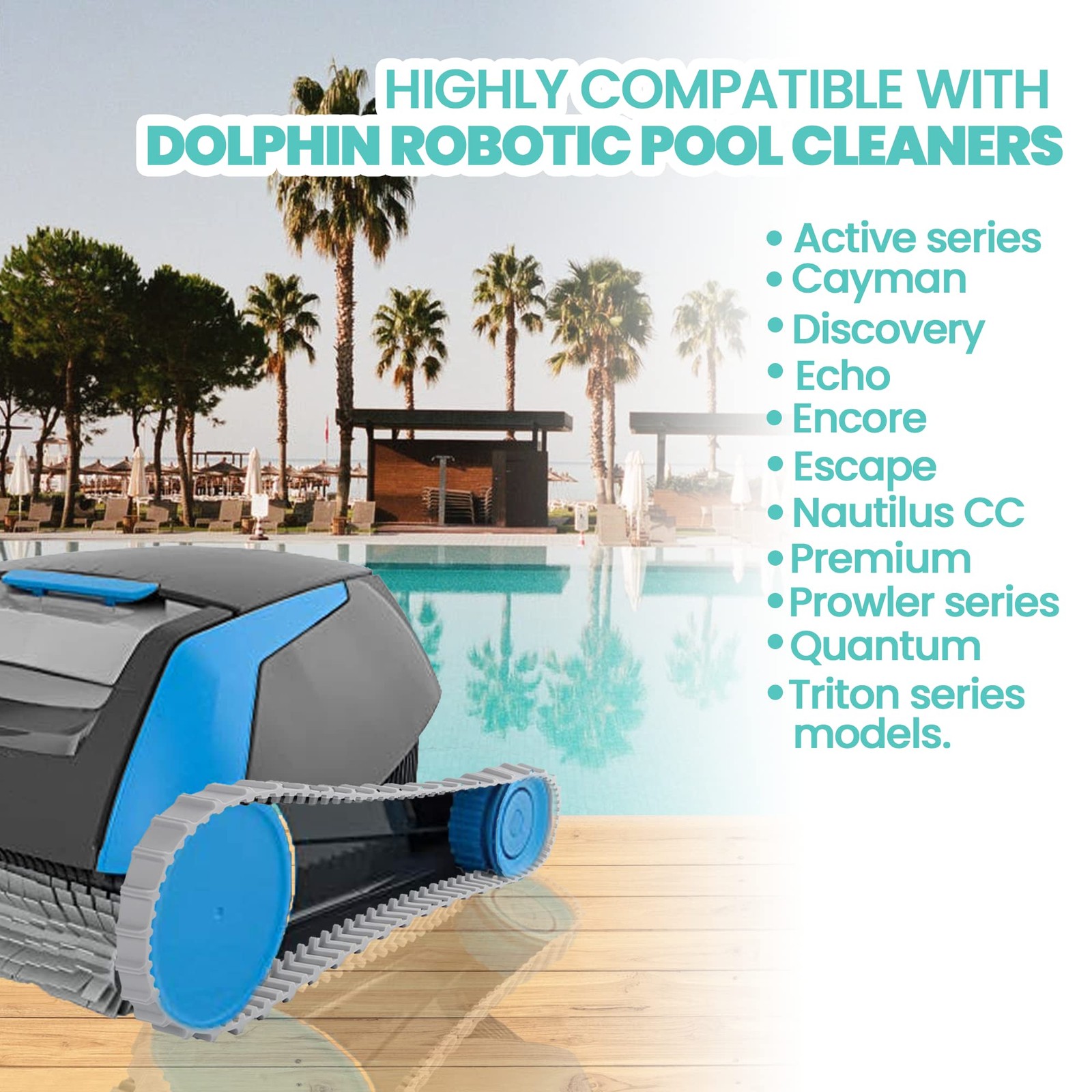 (6 Pack) Automatic Pool Cleaner Replacement Parts, 9983152-R2 Gray Pool…