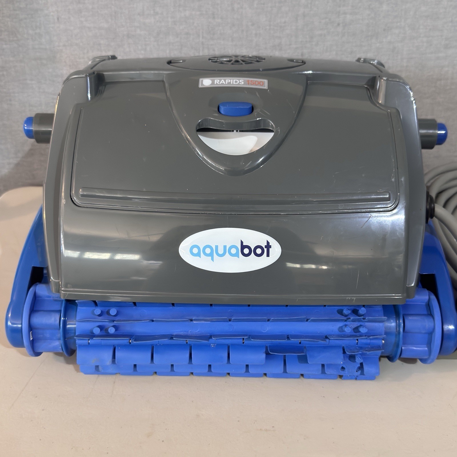 Aquabot Rapids 1500 Automatic Robotic Pool Cleaner w/ Caddy & Swivel Cable