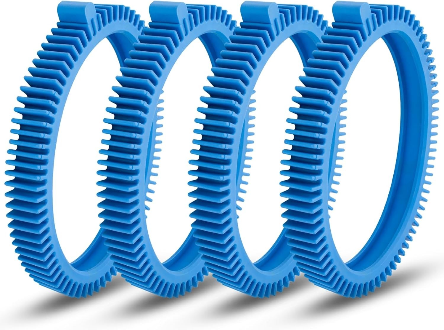 4 X Pool Cleaner Tires with Super Hump Compatible with Hayward Poolvergnuegen…