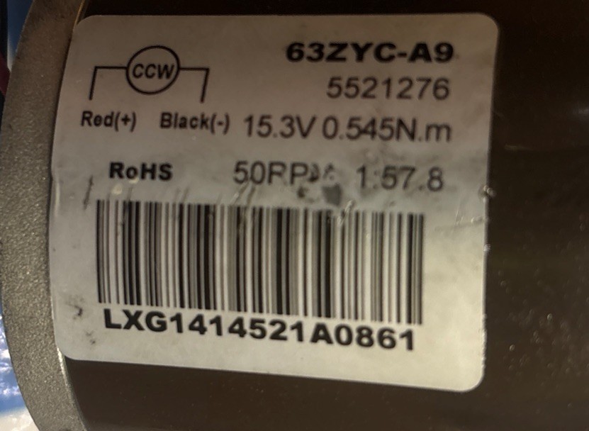 READ MAYTRONICS DOLPHIN DRIVE TRACK MOTOR GEARBOX 63ZYC-A9 5521276 REBUILT
