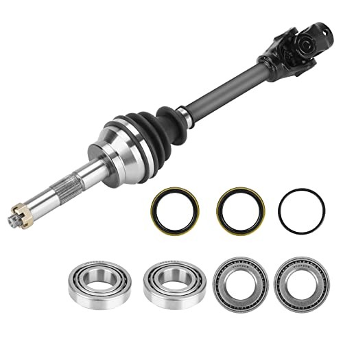 Front CV Axle & Wheel Bearing Kit for Polaris 2000-2002 1*Front Axle+bearings