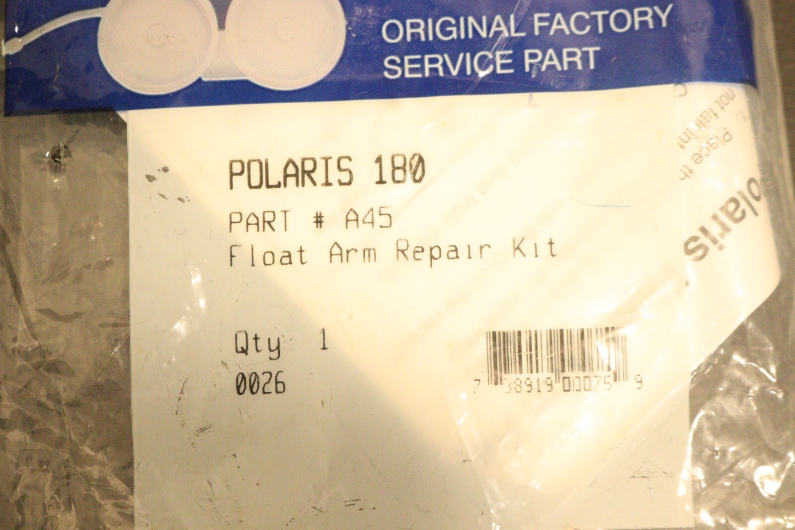 Genuine OEM Polaris 180 Float Arm Repair Kit Swimming Pool Cleaner A45 A-45 NEW