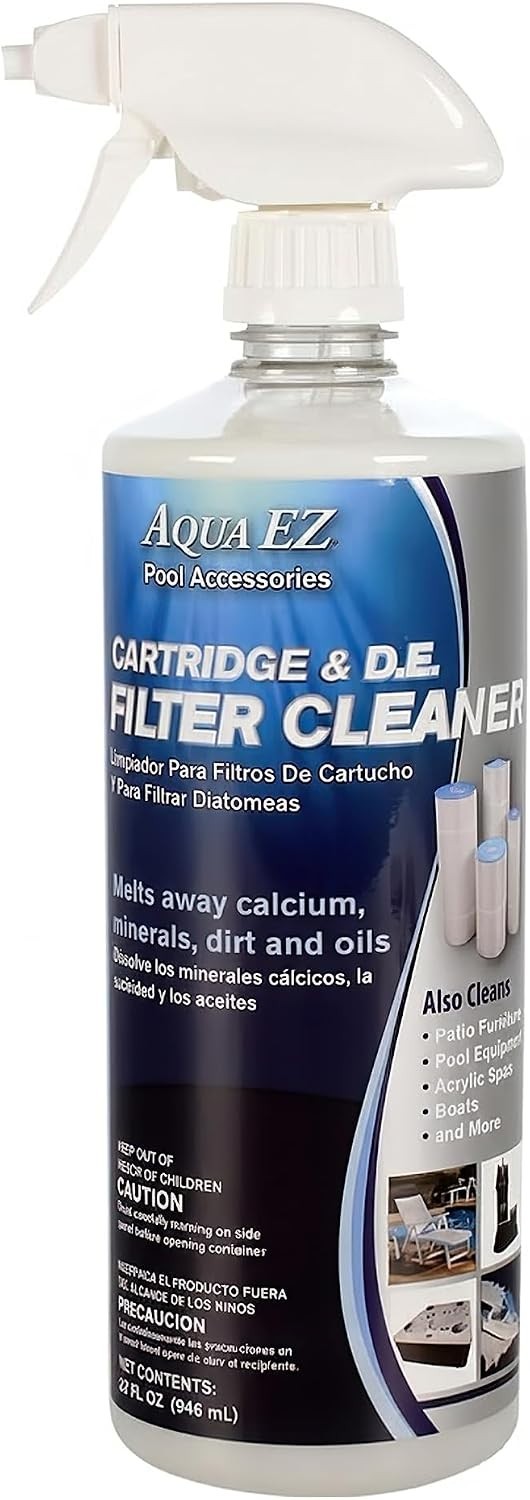 Pool & Spa Filter Cleaner – Extends Filter Life, 32 oz Citrus Fresh Formula