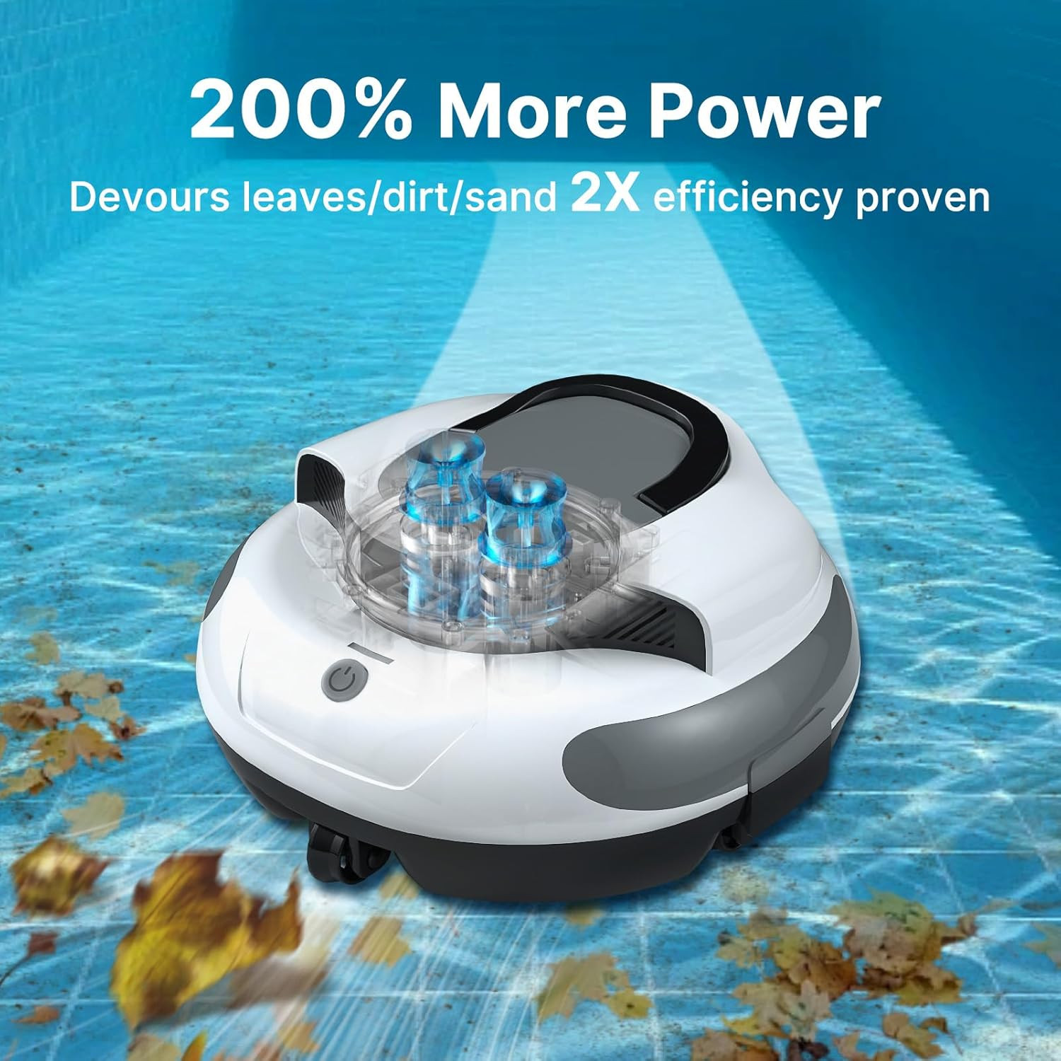 Aquaguard SE III Cordless Robotic Pool Cleaner Pool Vacuum Self-Parking for Pool