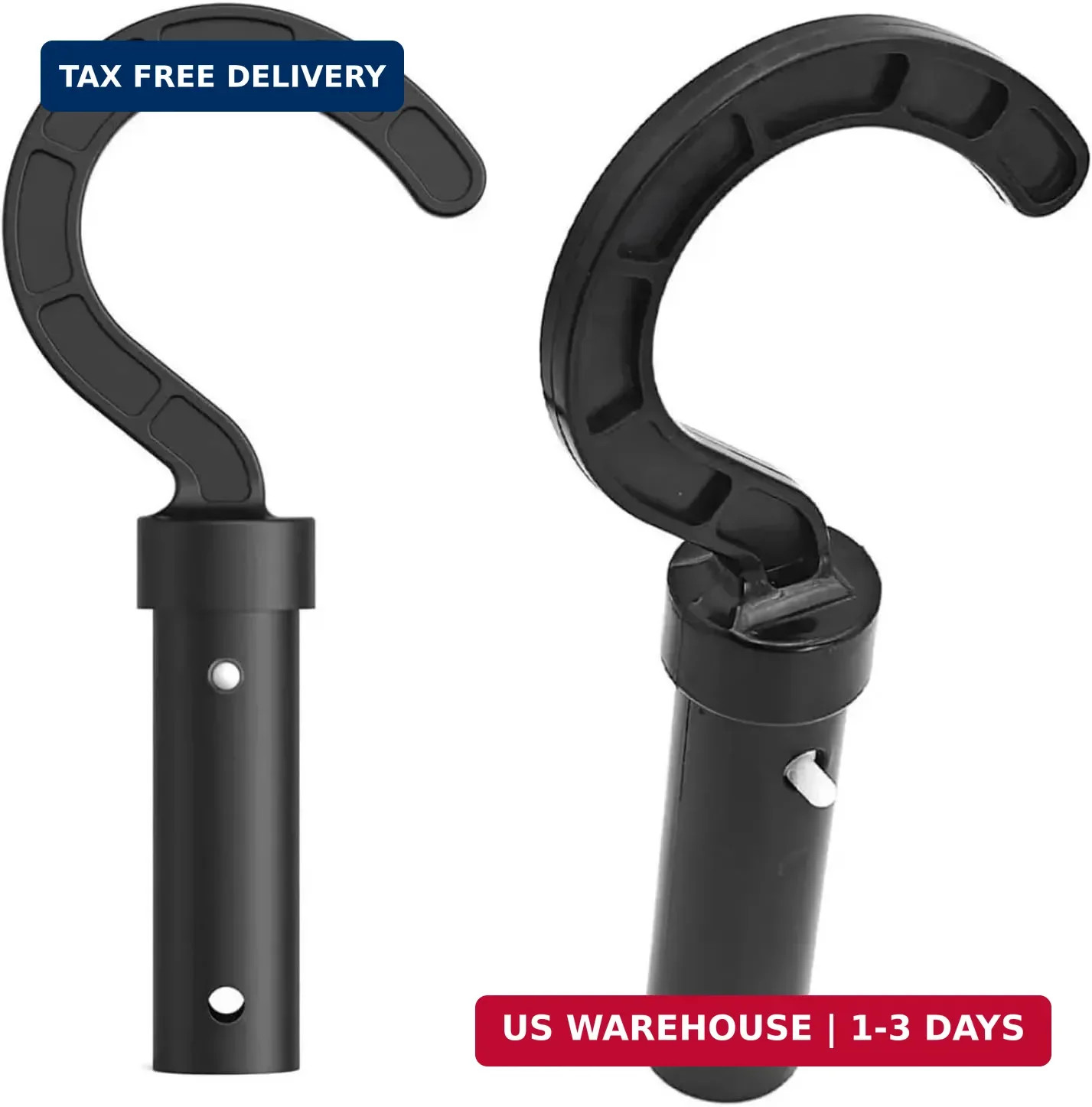 2 Pack Hook for All Robotic Pool Cleaner, Pool Hook for Telescopic Poles, for Po
