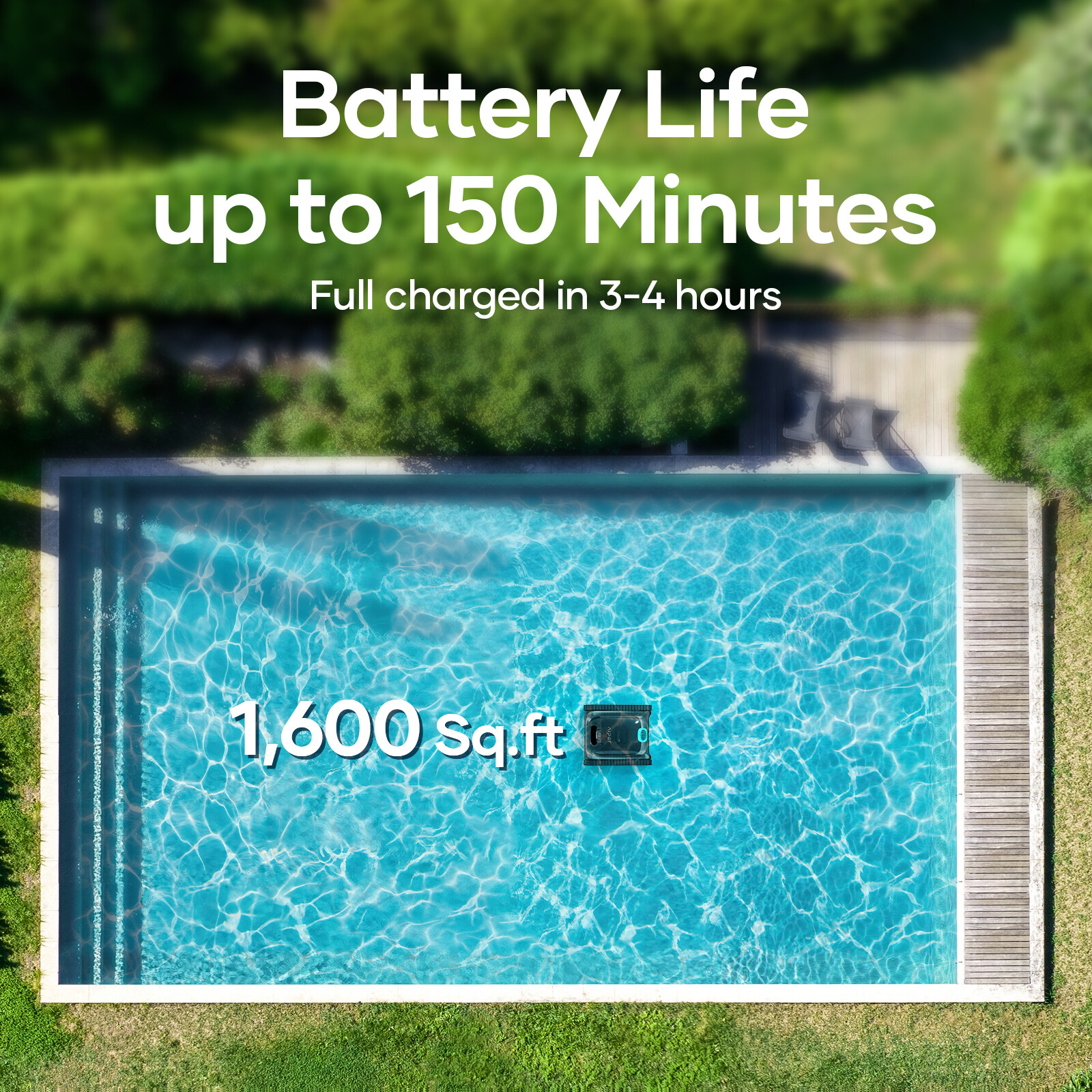 Aiper Wall Climbing Cordless Pool Vacuum Robotic Pool Cleaner Scuba S1 2024 NEW