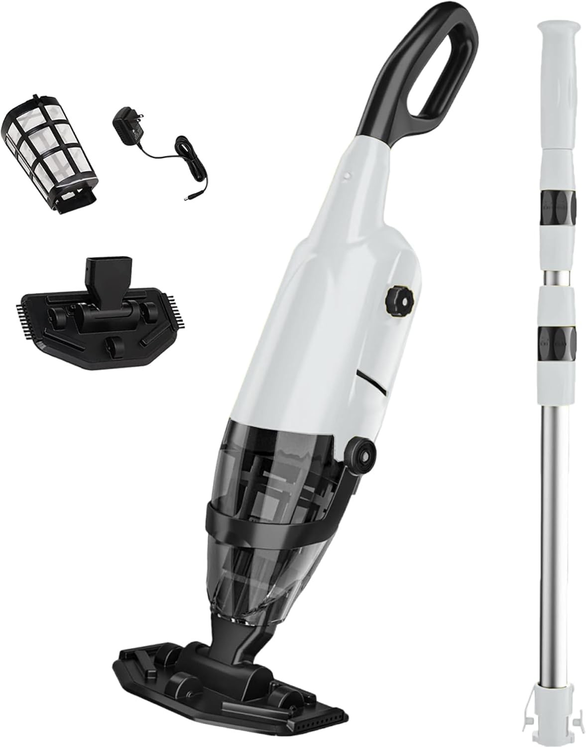 Cordless Pool Vacuum Cleaner for Above Ground Pool & In Ground Rechargeable P…