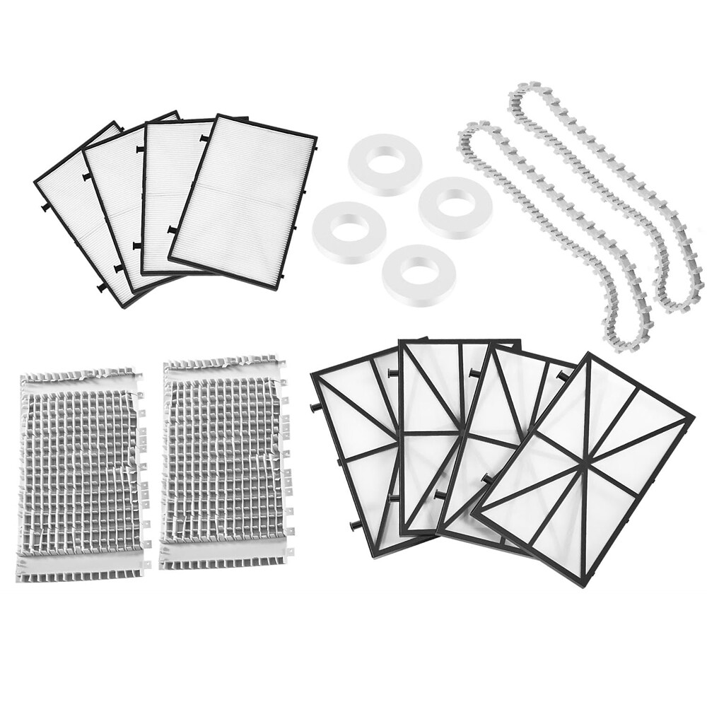 for Dolphin Nautilus CC Plus Tune Up Rebuild Kit w/ 9991433-R4 Fine Filter Panel