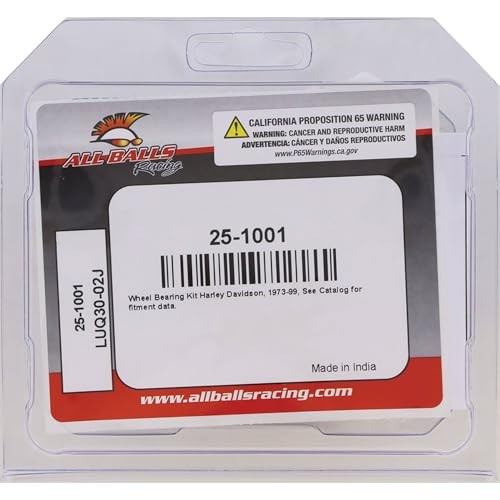 Wheel Bearing Seal Kit Compatible with/Replacement for Harley, 25-1001
