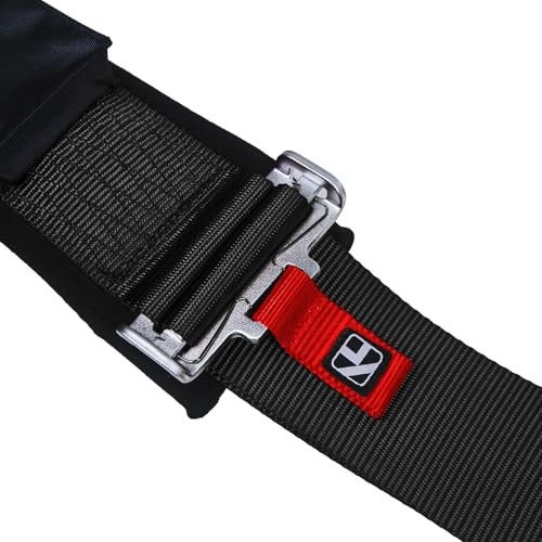 Black Heavy Duty 4 Point Harness – Ultra Soft – 3 Inch