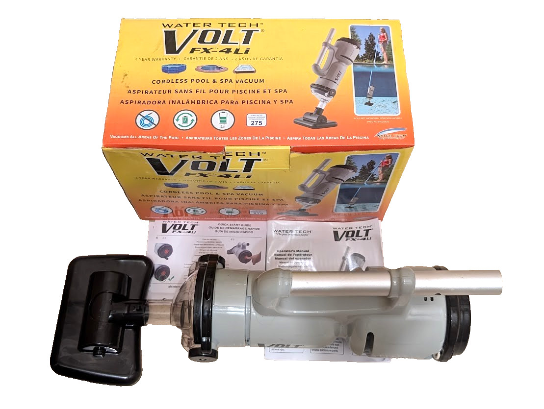 Volt FX-4Li Cordless Pool Spa Vacuum Rechargeable Handheld Cleaner for Swimming