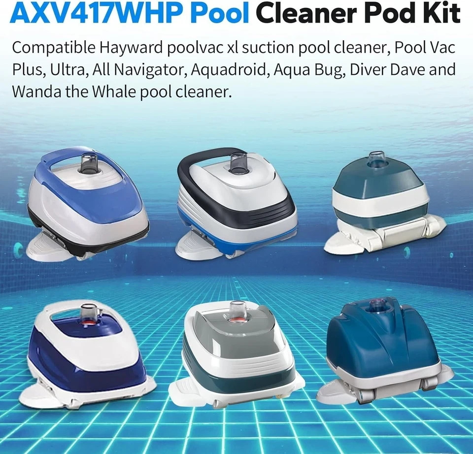 .Pool Cleaner Pod Kit AXV417WHP Rebuild Kit AXV621DAT for Hayward Navigator Vac.