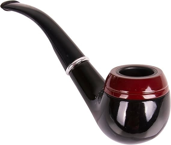 5.5 Inches Fake Cigar Smoke Pipes for Smoking – Costume Prop Pipe Toy – Detectiv