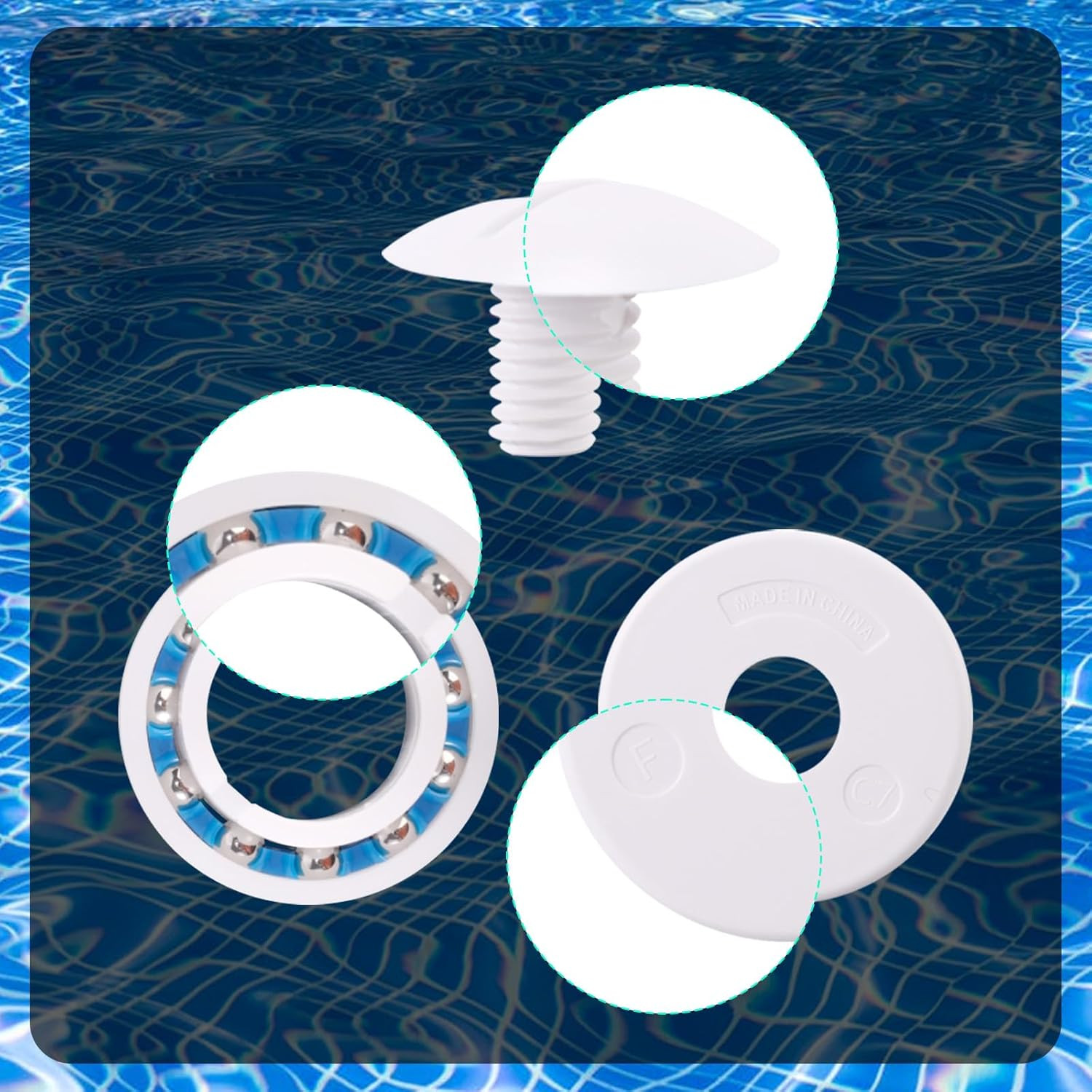 Pool Cleaner Rebuild Kit, Pool Cleaner Replacement Parts Compatible