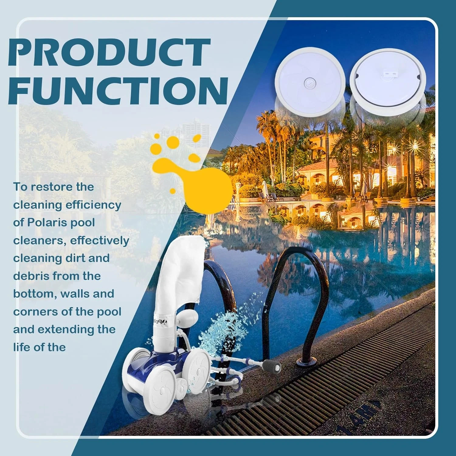 Pool Cleaner Rebuild Repair Replacement Kit for Polaris Zodiac Pool Cleaner 280