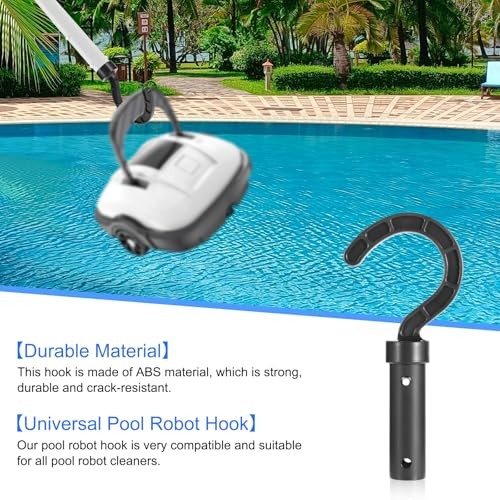 Hook for All Robotic Pool Cleaner, Hanger for Swimming Pool Vacuum & Robot Fit