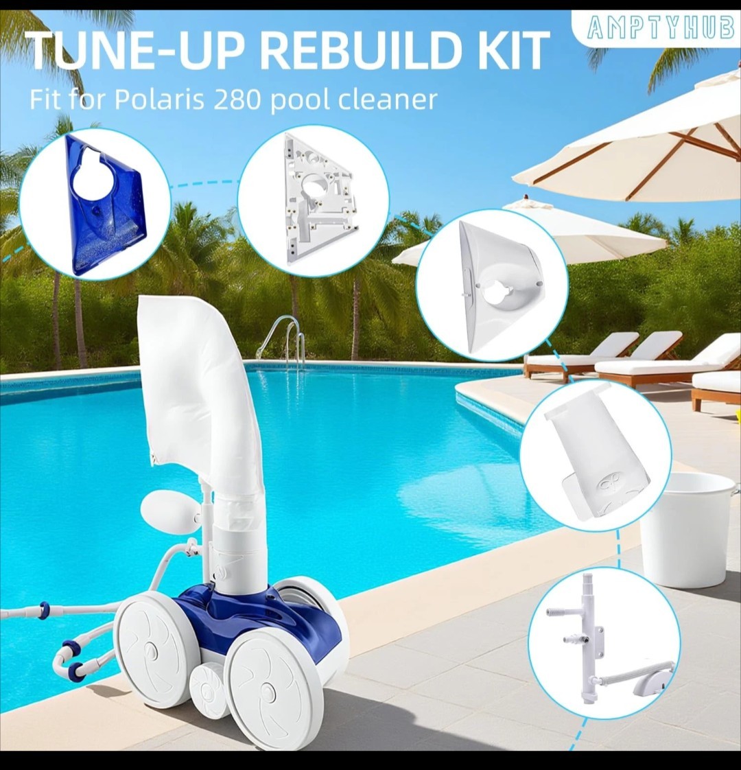 Shell Rebuild Repair Kit for Automatic Pool Cleaner 280 Not with Polaris 360 380