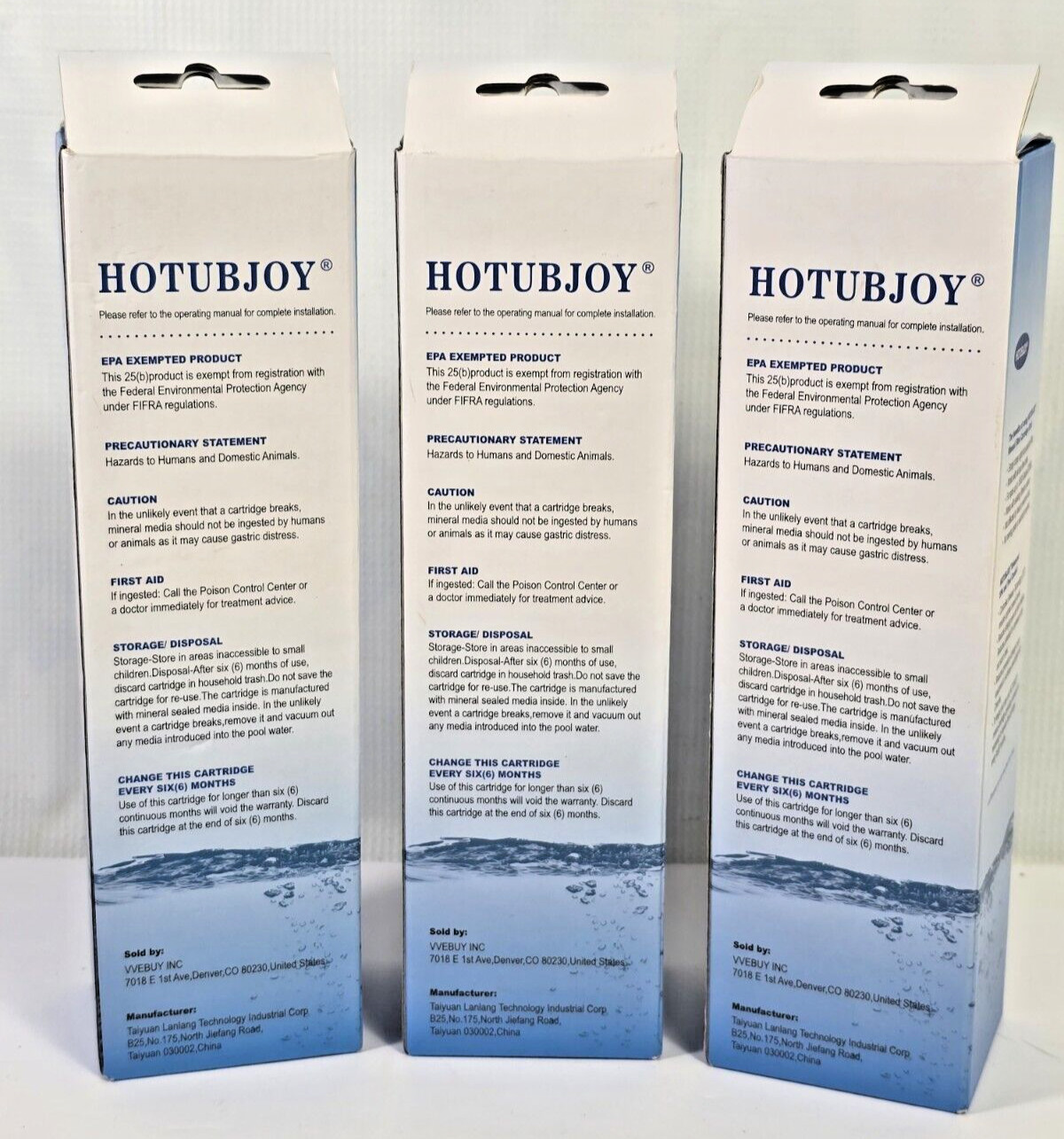 HOTUBJOY Mineral Cartridge Stick for Spa & Pool 3-Pack