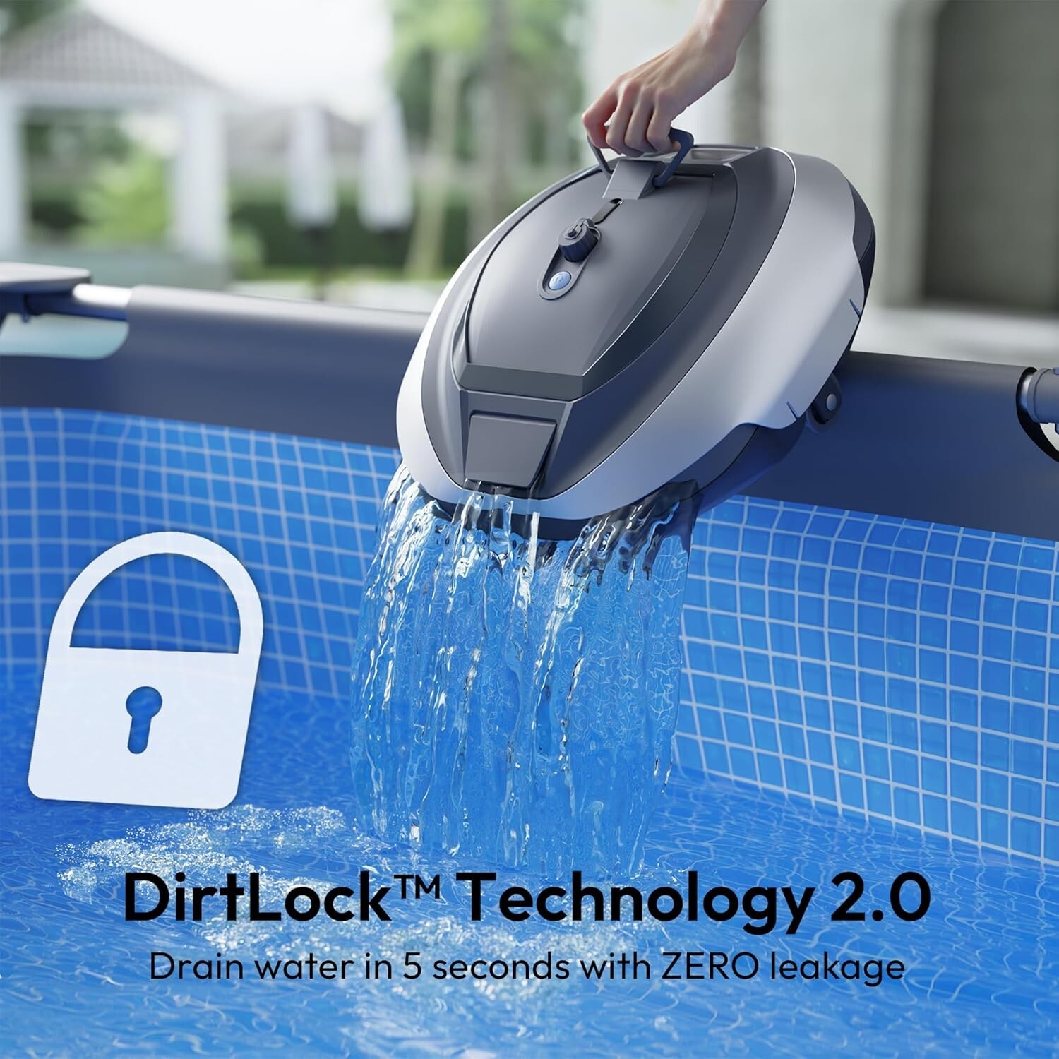 BuSwift 320P Robotic Pool Cleaner, Hydro Dynamic Design, Pool Vacuum