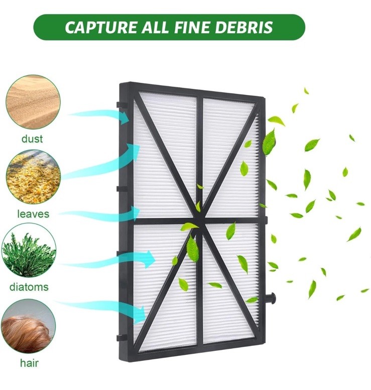 8 Pcs Ultra Fine Cartridge Filter Panels Replacement Robotic Pool Cleaner Filter