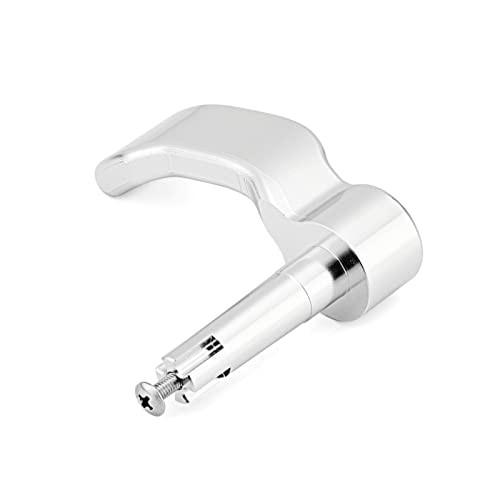 Thumb Throttle Lever Non-Slip Aluminum Replacement Compatible with Silver