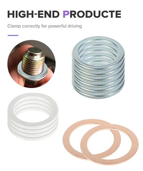 12PCS Differential Gasket, Car Accessories, Differential and Adaptable