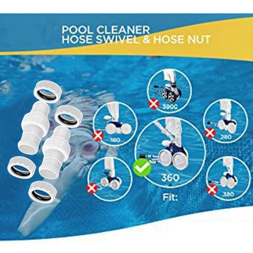 2Pack Pool Cleaner Hose Swivel 9-100-3002 & Hose 9-100-3109 Combo9313