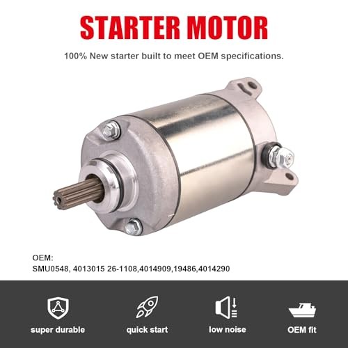 Starter Motor Replacement with Polaris Sportsman 450 570 Ranger 500 570 Crew