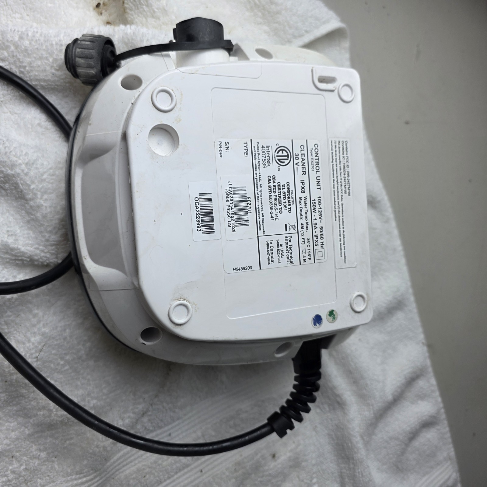 Polaris 9550 Sport Robotic Pool Cleaner Controller Power Box Unit