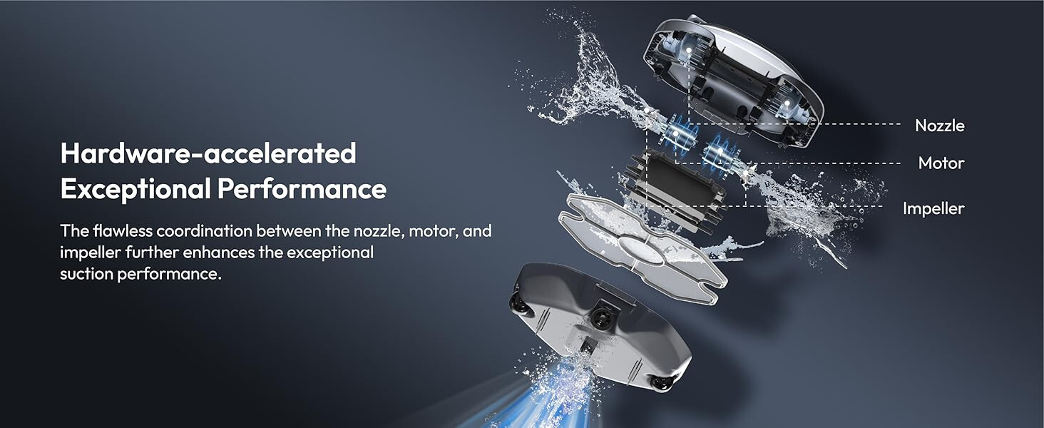 Bubot 300 Cordless Pool Cleaner Robot DirtLock Tech Above Ground & Flat Pools